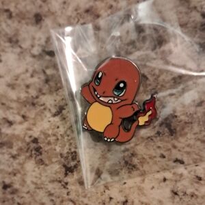 Pokemon Charmander Pin - Brown and Yellow